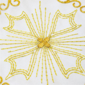 Hand-embroidered Chalice Pall