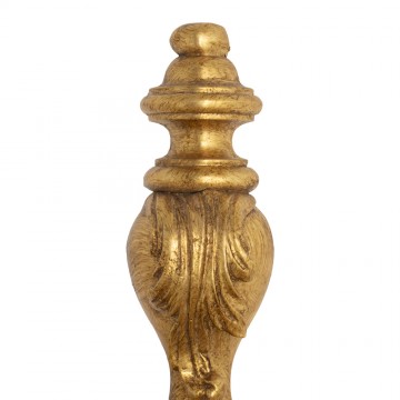 Three-Arm Wooden Wall Sconce