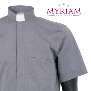 Medium Gray Clergy Shirt in...