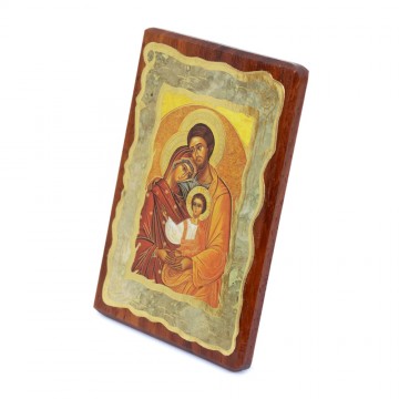 Holy Family Wooden Plaque