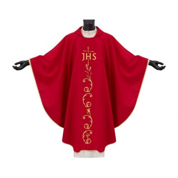 Priest Chasuble with JHS...