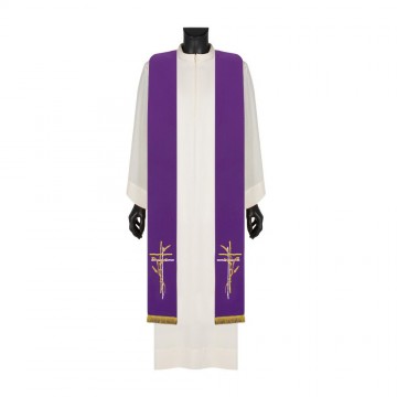 Priest Stole in Red and Purple