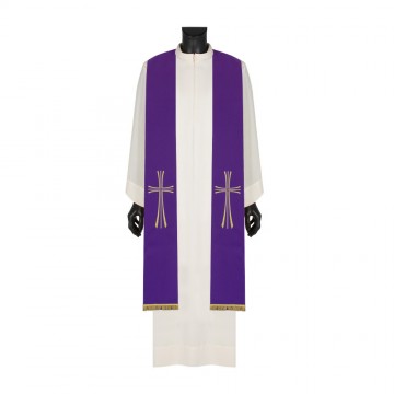 Priest Stole with Stylized...
