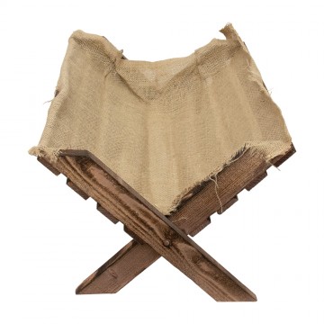 Wooden Cradle for Baby Jesus