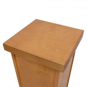 Light Wood Column for Statues