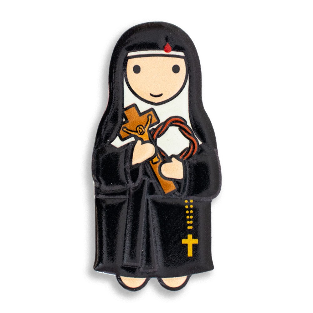 Saint Rita Cartoon Saint Rita Resin Magnet: Buy Now | Myriam