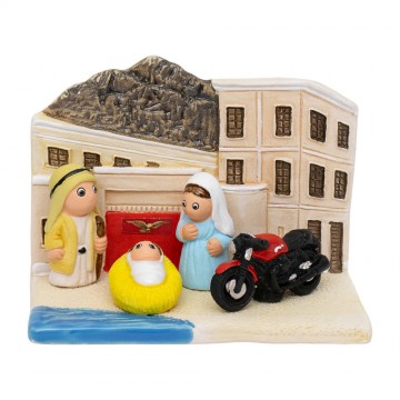 Como Lake Nativity Scene in...