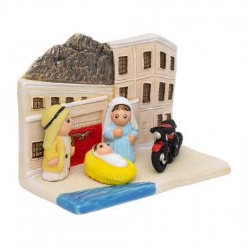 Como Lake Nativity Scene in...