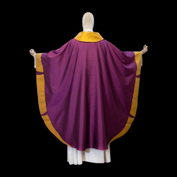 Casula viola in m/cotone e...