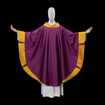 Casula viola in m/cotone e...