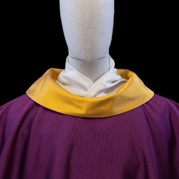 Casula viola in m/cotone e...
