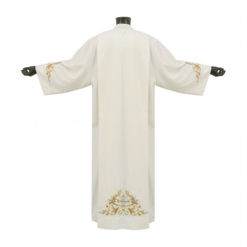 Ivory Sacerdotal Alb with...