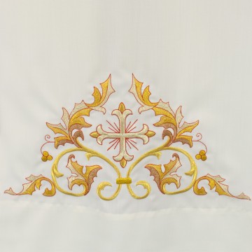 Ivory Sacerdotal Alb with...