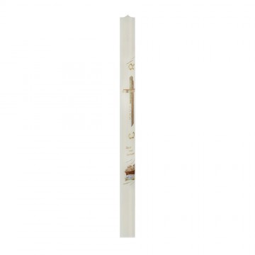 Paschal Candle in White Wax...