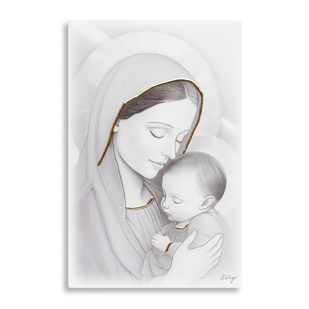 Modern Madonna and Child Frame | Myriam Arte Sacra