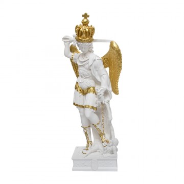 Statua Bianca+Oro San...