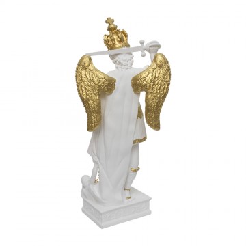 Statua Bianca+Oro San...