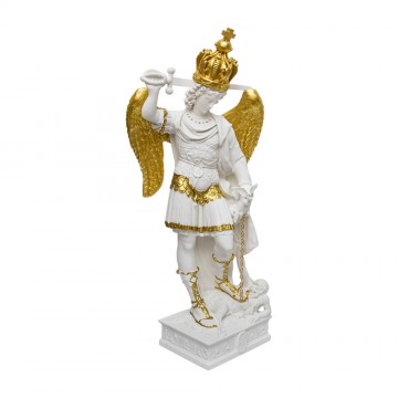 Statua Bianca+Oro San...