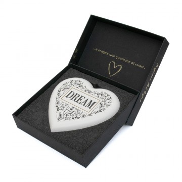 Wooden Heart Plaque DREAM