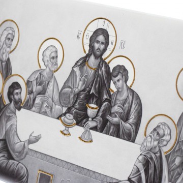 Last Supper Black and White...