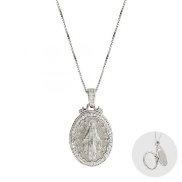 Silver Necklace with Photo...