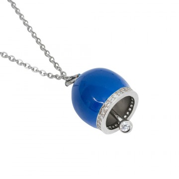Blue Bell Necklace in...
