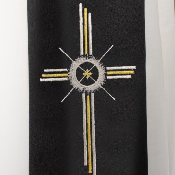Black Diaconal Stole