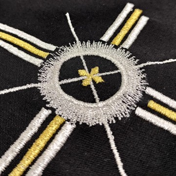 Black Diaconal Stole