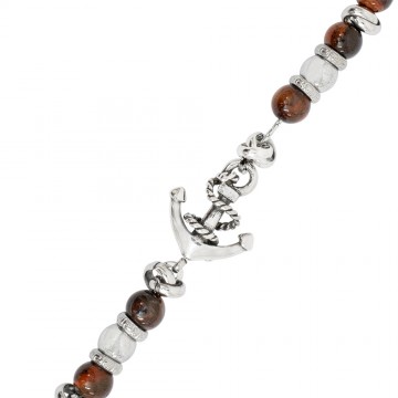 Men's Bracelet with Natural...