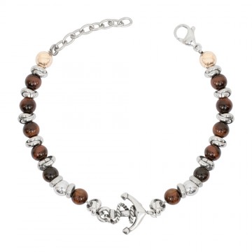 Men's Bracelet with Natural...