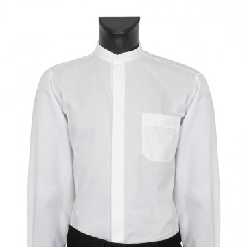 Cassock Shirt in Cotton Blend