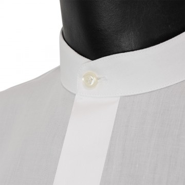 Cassock Shirt in Cotton Blend