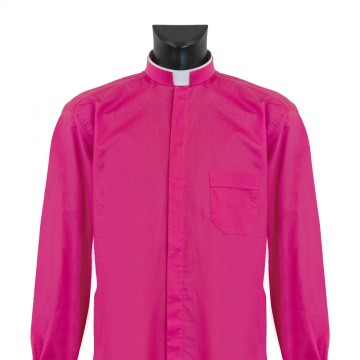Purple Clergy Shirt with...