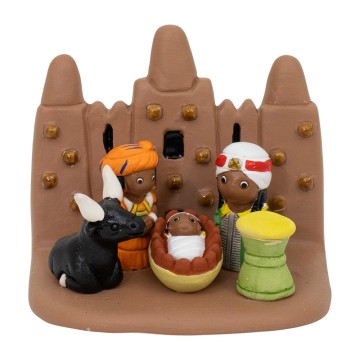 Mali Nativity Scene in...