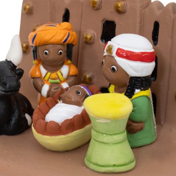 Mali Nativity Scene in...