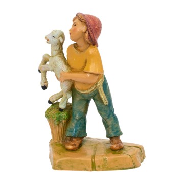 Baby with Lamb in Arms...