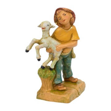 Baby with Lamb in Arms...