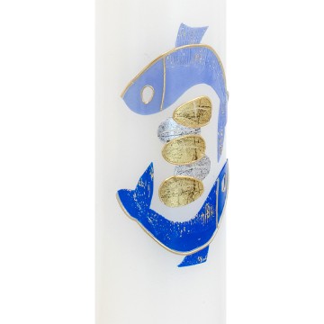 Paschal Candle in White Wax...