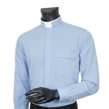 Light Blue Clergy Shirt...