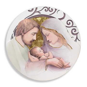 Round Holy Family Wall...