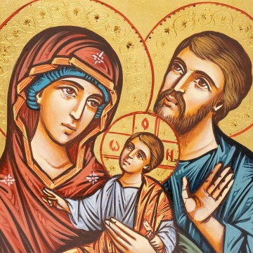 Hand-Painted Romanian Holy...