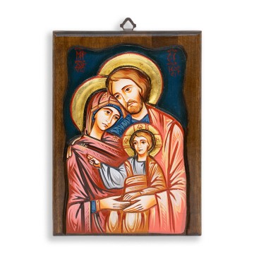 Hand-Painted Holy Family...