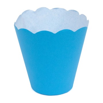Light Blue Paper Flambeaux...