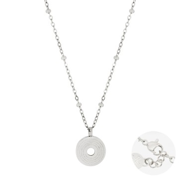 Necklace with Medallion and...