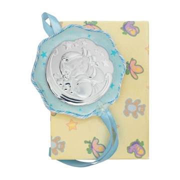 Blue Crib Medal with Music...