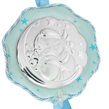 Blue Crib Medal with Music...