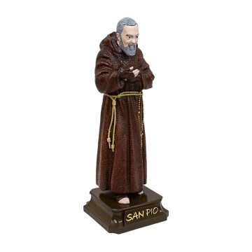 Saint Pio Enameled Statue H...