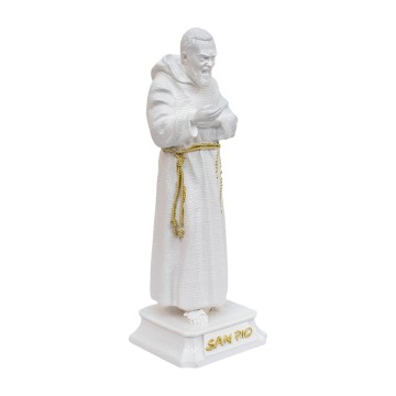 Saint Pio Statue White and...