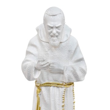 Saint Pio Statue White and...