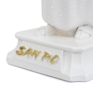 Saint Pio Statue White and...